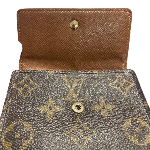 Louis Vuitton Vintage Authentic Brown Monogram Elise Compact Wallet GUC WLT - Picture 5 of 14